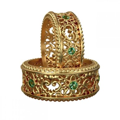 Обручальные кольца 858 | 858-Н13837 - Ювелирный салон На Неглинной / Ювелиры Москвы