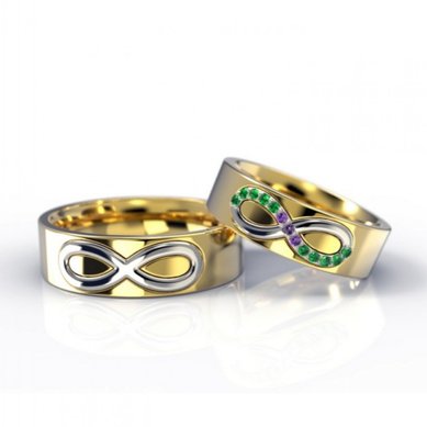 Обручальные кольца SRF1095-Н13855 - Ювелирный салон На Неглинной / Ювелиры Москвы