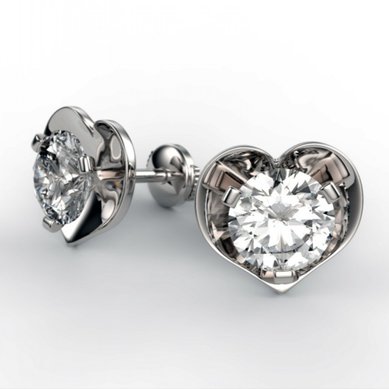 Серьги 1529-Н13885 - Ювелирный салон На Неглинной / Ювелиры Москвы