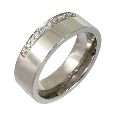 Обручальное кольцо 003-П139 - Ювелирные салоны Купидон Платиновая коллекция