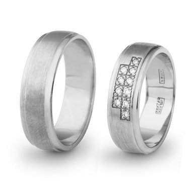 Обручальные кольца 1162 | 1162-А1391 - Ювелирная компания Алмаз