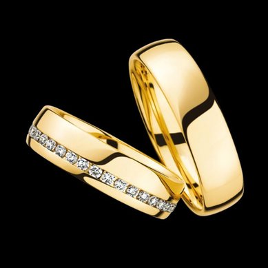 Обручальные кольца ST-8011-И13914 - Ювелирный салон Иванов и Ко - ювелирная мануфактура