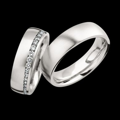 Обручальные кольца ST-8018-И13917 - Ювелирный салон Иванов и Ко - ювелирная мануфактура