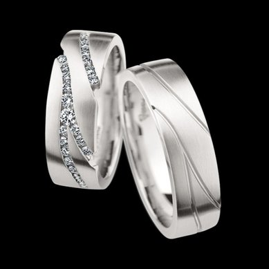 Обручальные кольца ST-8019-И13918 - Ювелирный салон Иванов и Ко - ювелирная мануфактура