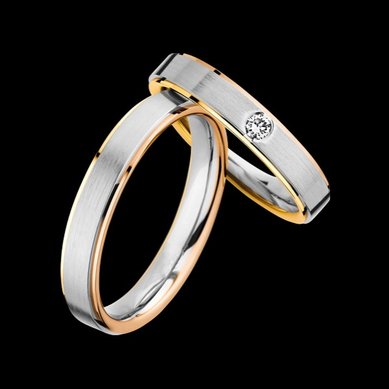 Обручальные кольца ST-8050-И13922 - Ювелирный салон Иванов и Ко - ювелирная мануфактура