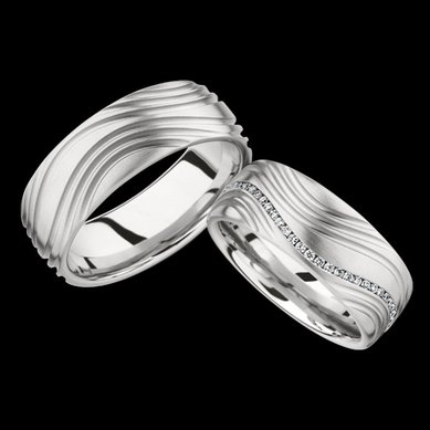 Обручальные кольца ST-8042-И13926 - Ювелирный салон Иванов и Ко - ювелирная мануфактура