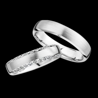 Обручальные кольца ST-8040-И13928 - Ювелирный салон Иванов и Ко - ювелирная мануфактура