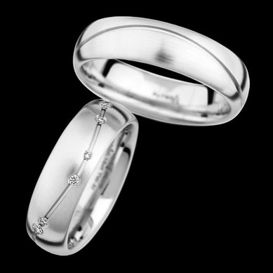 Обручальные кольца ST-8025-И13941 - Ювелирный салон Иванов и Ко - ювелирная мануфактура