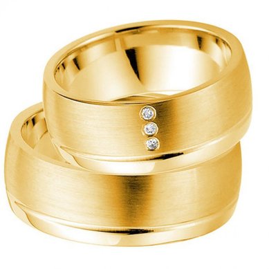 Обручальные кольца 1159-К4-Ж | 1159-К4-Ж-А1395 - Ювелирная компания Алмаз