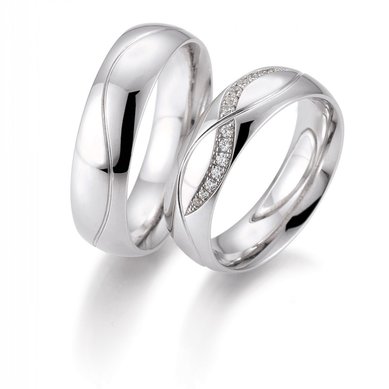 Обручальные кольца VF-2082-И13952 - Ювелирный салон Иванов и Ко - ювелирная мануфактура