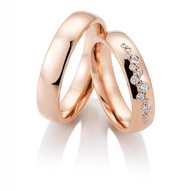 Обручальные кольца ST-45100-И13957 - Ювелирный салон Иванов и Ко - ювелирная мануфактура