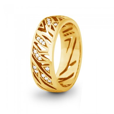 Обручальное кольцо 1158-А1397 - Ювелирная компания Алмаз