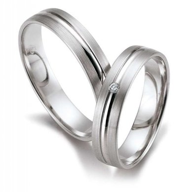 Обручальные кольца NS-0008-И13976 - Ювелирный салон Иванов и Ко - ювелирная мануфактура