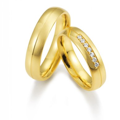 Обручальные кольца NS-0052-И13979 - Ювелирный салон Иванов и Ко - ювелирная мануфактура