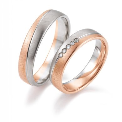 Обручальные кольца NS-0102-И13980 - Ювелирный салон Иванов и Ко - ювелирная мануфактура