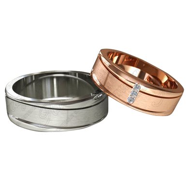 Обручальные кольца 1097 | 1097-А1406 - Ювелирная компания Алмаз