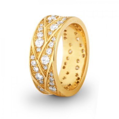 Обручальное кольцо 1051-Ж-А1410 - Ювелирная компания Алмаз