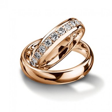Обручальное кольцо 1012-К-А1420 - Ювелирная компания Алмаз