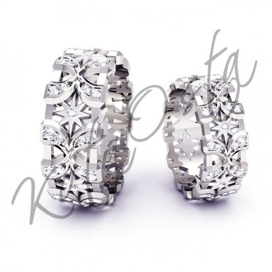 Обручальные кольца KO-OKNR063-K1428 - Ювелирный салон KotaOsta