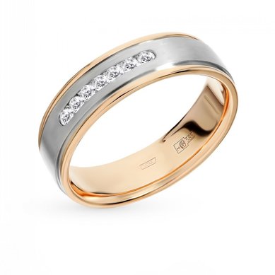 Обручальное кольцо 69730-S14649 - Ювелирный салон SUNLIGHT