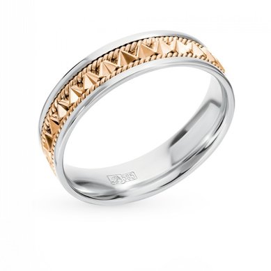 Обручальное кольцо 69733-S14651 - Ювелирный салон SUNLIGHT
