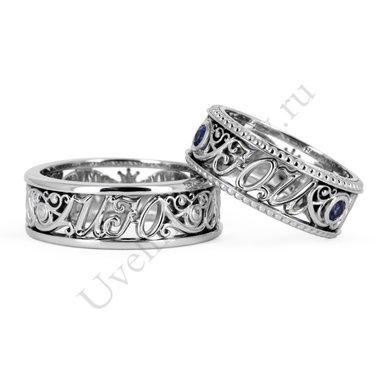 Обручальные кольца 1553 | 1553-Н14654 - Ювелирный салон На Неглинной / Ювелиры Москвы