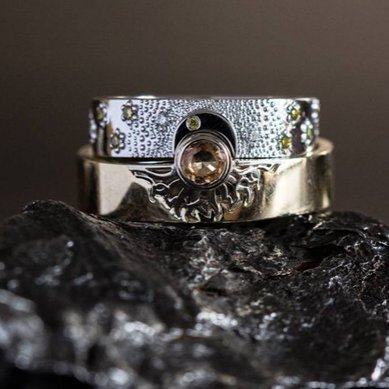 Обручальные кольца (Арт 897) | (Арт 897)-Н14660 - Ювелирный салон На Неглинной / Ювелиры Москвы...