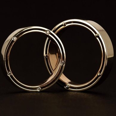 Обручальные кольца (Арт 851) | (Арт 851)-Н14663 - Ювелирный салон На Неглинной / Ювелиры Москвы...