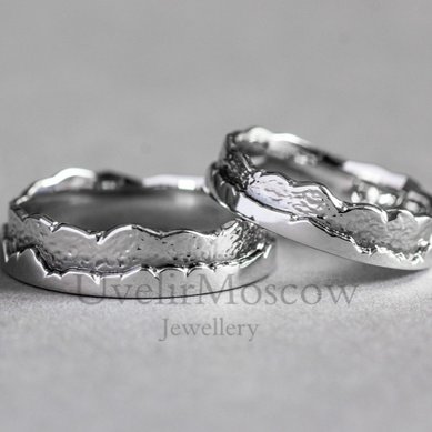 Обручальные кольца (Арт 3377) | (Арт 3377)-Н14667 - Ювелирный салон На Неглинной / Ювелиры Москвы...