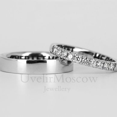 Обручальные кольца (арт.3503) | (арт.3503)-Н14672 - Ювелирный салон На Неглинной / Ювелиры Москвы...