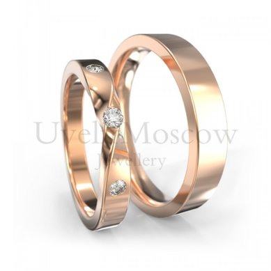 Обручальные кольца 4091 | 4091-Н14679 - Ювелирный салон На Неглинной / Ювелиры Москвы