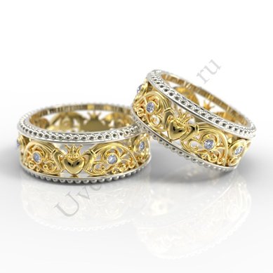 Обручальные кольца 1006 | 1006-Н14686 - Ювелирный салон На Неглинной / Ювелиры Москвы