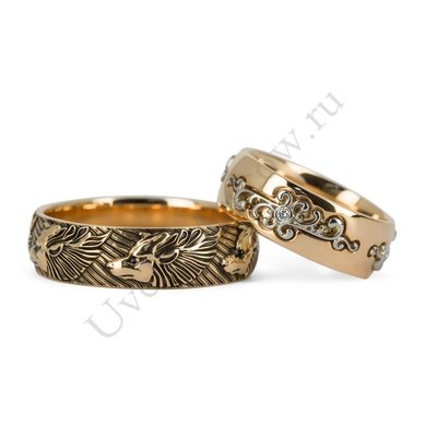 Обручальные кольца 852 | 852-Н14750 - Ювелирный салон На Неглинной / Ювелиры Москвы