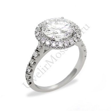 Помолвочное кольцо 1033-Н14777 - Ювелирный салон На Неглинной / Ювелиры Москвы