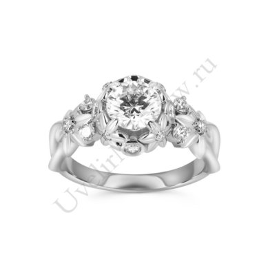 Помолвочное кольцо 1710-Н14782 - Ювелирный салон На Неглинной / Ювелиры Москвы