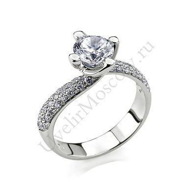 Помолвочное кольцо 216-Н14783 - Ювелирный салон На Неглинной / Ювелиры Москвы