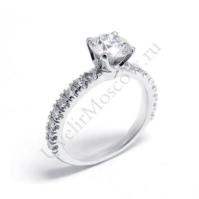 Помолвочное кольцо 1038-Н14785 - Ювелирный салон На Неглинной / Ювелиры Москвы