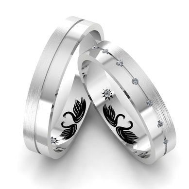 Обручальные кольца A14815 - Ювелирная студия Art-Rings