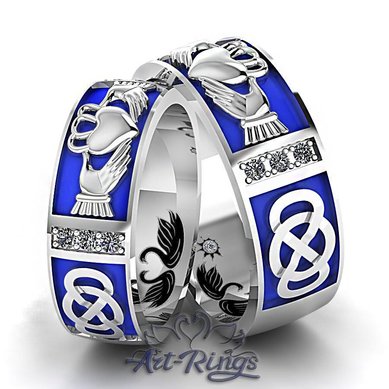 Обручальные кольца A14846 - Ювелирная студия Art-Rings