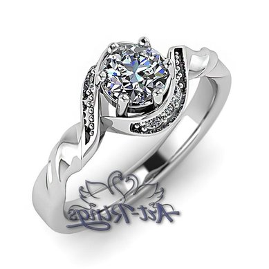 Помолвочное кольцо A14870 - Ювелирная студия Art-Rings