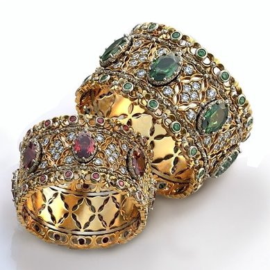 Обручальные кольца Королевская жизнь YJ-1232 | Королевская жизнь YJ-1232-З14909 - Ювелирная студия Золотой Дом...