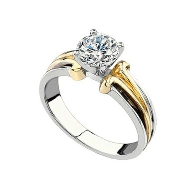 Помолвочное кольцо Любимая DVI-3-З14974 - Ювелирная студия Золотой Дом