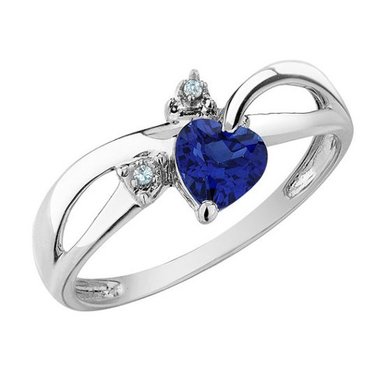 Помолвочное кольцо с сапфиром MC-27-1-З14987 - Ювелирная студия Золотой Дом