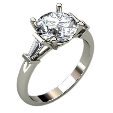 Помолвочное кольцо CC-252-З15005 - Ювелирная студия Золотой Дом