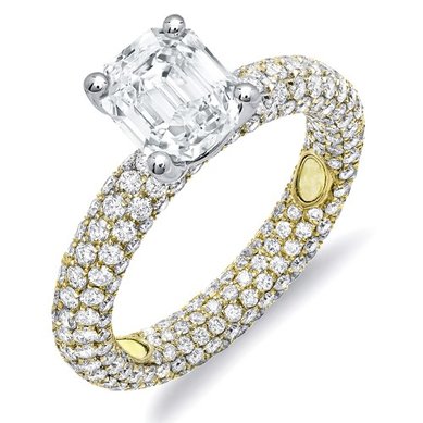 Помолвочное кольцо DC-5997-З15015 - Ювелирная студия Золотой Дом