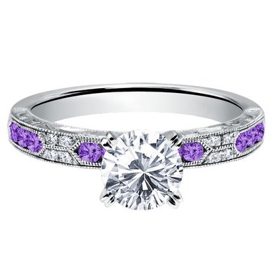 Помолвочное кольцо KK-1390-З15027 - Ювелирная студия Золотой Дом