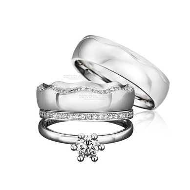 Обручальное и помолвочное кольца 29797 | 29797-O15031 - Студия обручальных колец OBRUCHALKI.com