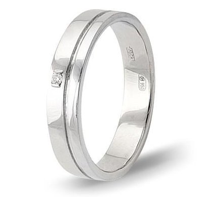Обручальное кольцо 103451-E15046 - Ювелирный салон Evora