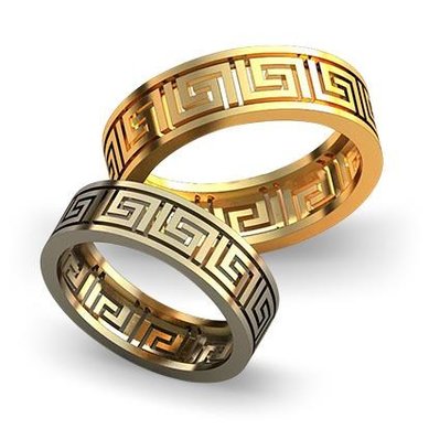 Обручальные кольца 140973 | 140973-E15051 - Ювелирный салон Evora