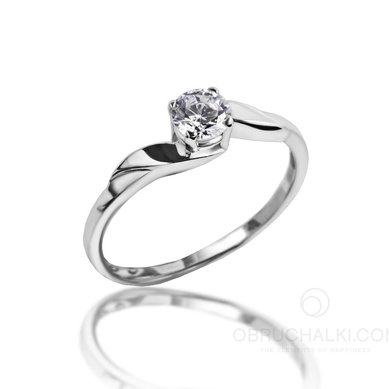 Помолвочное кольцо 29726-O15057 - Студия обручальных колец OBRUCHALKI.com